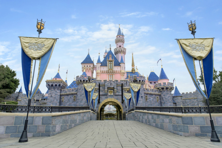 A picture of Sleeping Beauty Castle at Disneyland