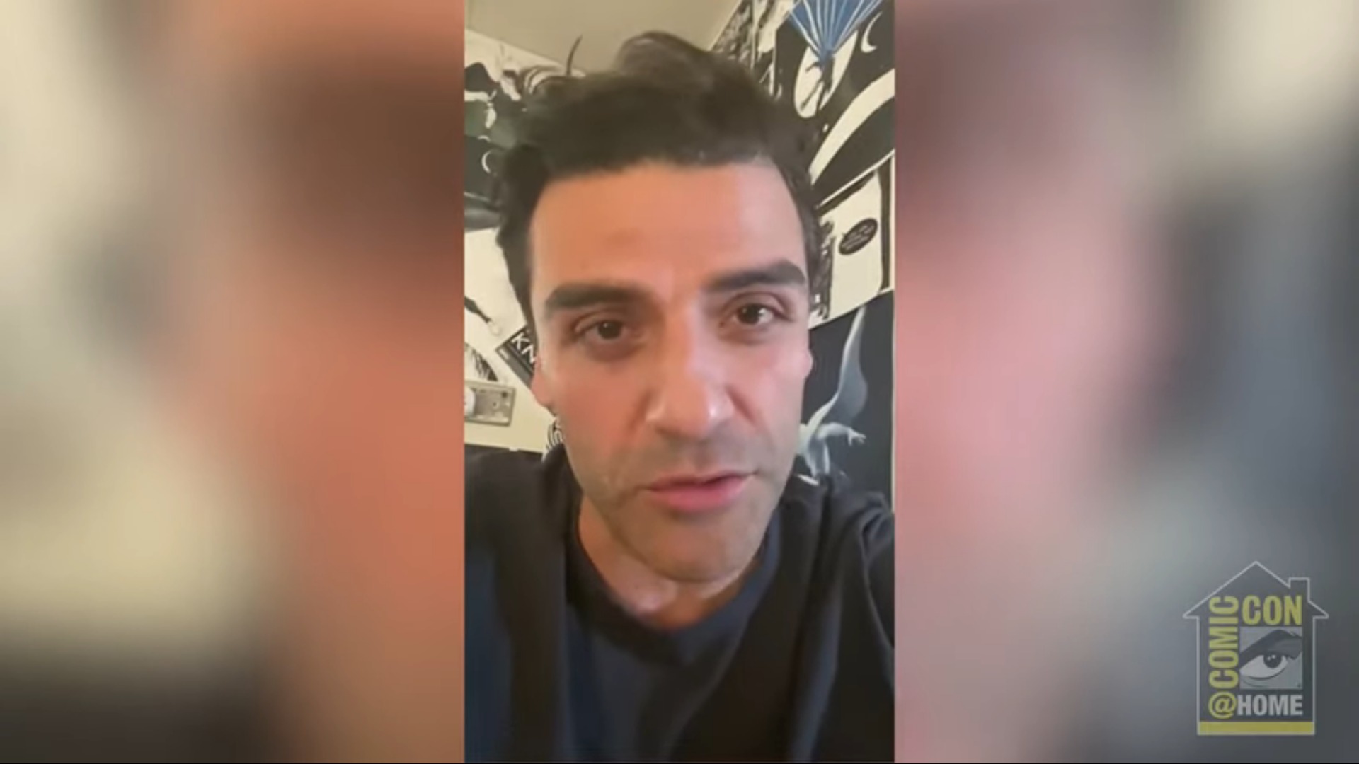 Oscar Isaac surprised fans during Comic-Con @Home during virtual panel