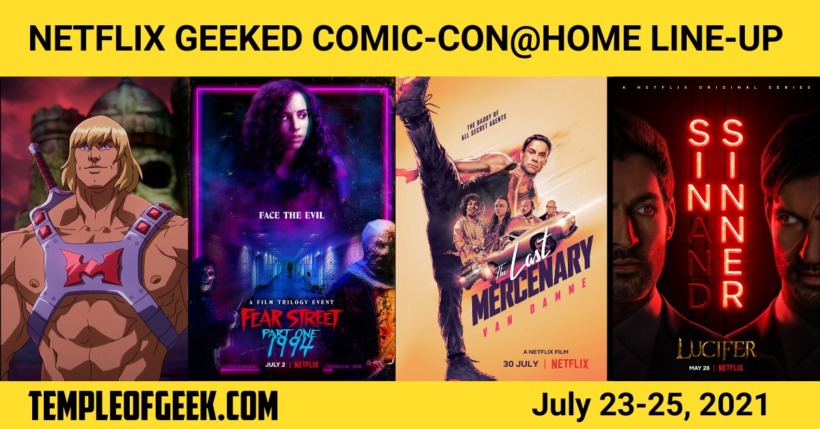 NETFLIX GEEKED Comic-Con@Home 2021 Official Line-up