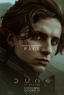 Timothée Chalamet as Paul in the film Dune - this week in geek june 25th