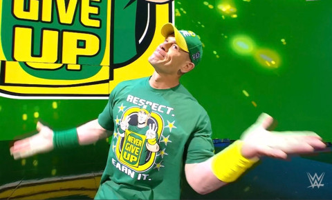 John Cena at the WWE Money in the Bank event - this week in geek july 19th