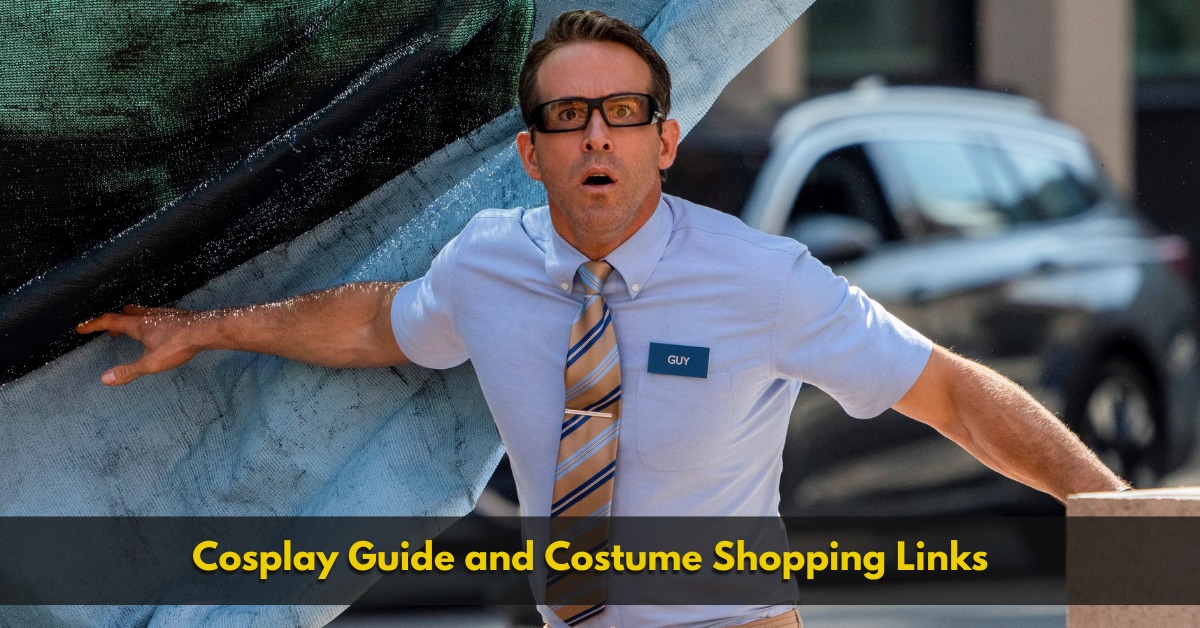 How to do a Costume or Cosplay of Ryan Reynold’s “Free Guy”