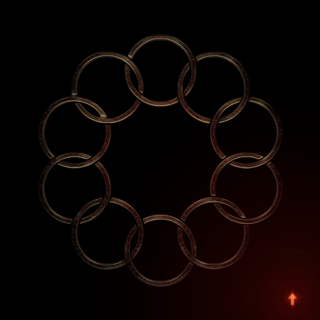 Shang-Chi's Ten Rings in a Circle Shape