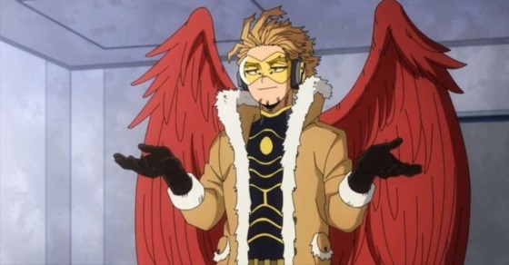 Hawks from My Hero Academia, voiced by Zeno Robinson