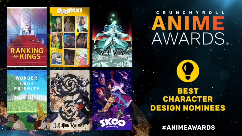 Crunchyroll Anime Awards "Best Character Design" Nominees