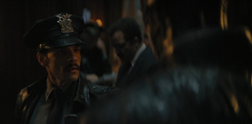 Screen grab of Gil Perez-Abraham as Officer Martinez in The Batman