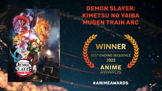 best ending sequence demon slayer crunchyroll anime awards