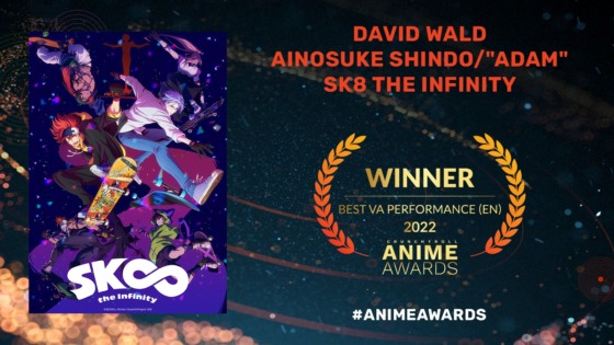 david wald english voice actor award