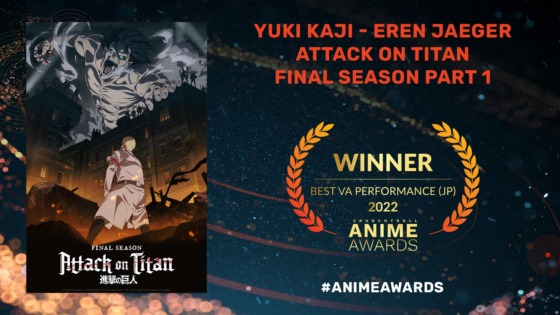 japanese voice actor award for yuki kaji