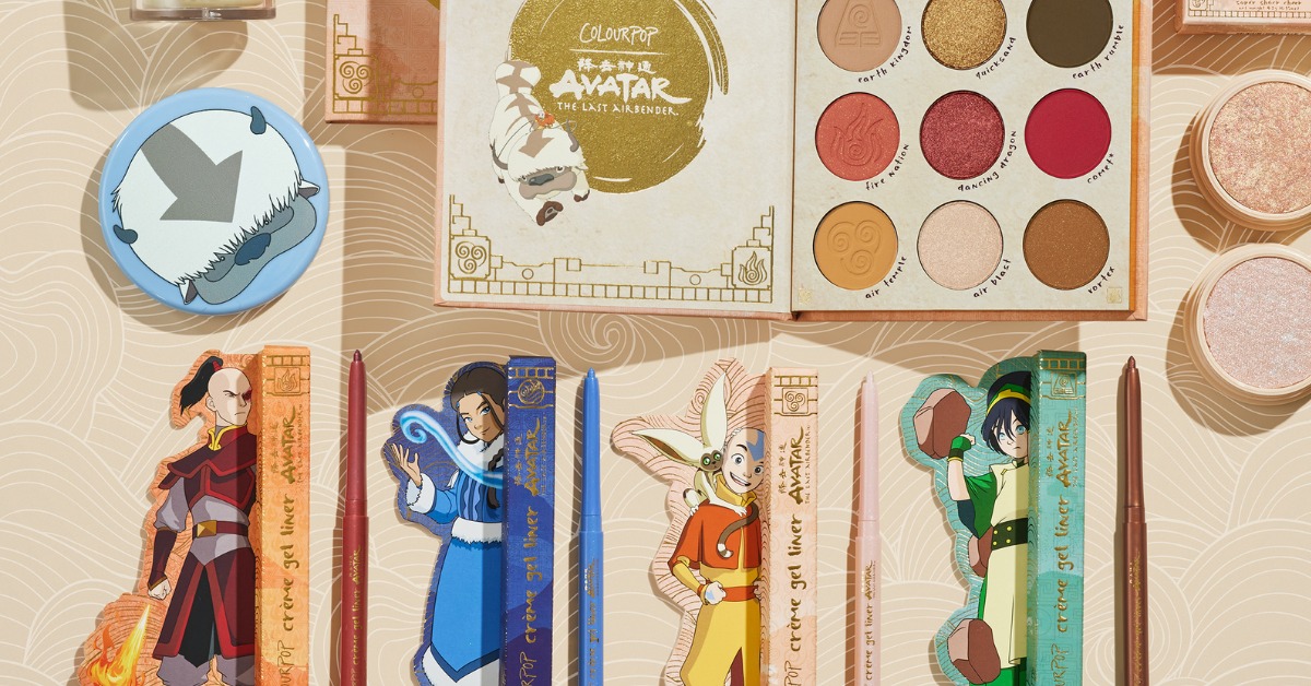 Complete 2024 Colourpop Avatar the Last Airbender Collection