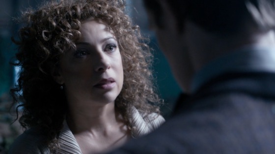 Alex Kingston as River Song in "The Name of the Doctor"