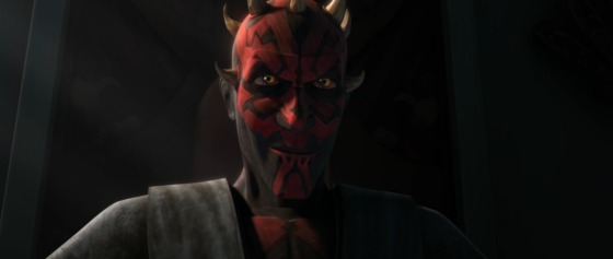 Maul looks on as Obi-Wan suffers the loss of a woman he loved