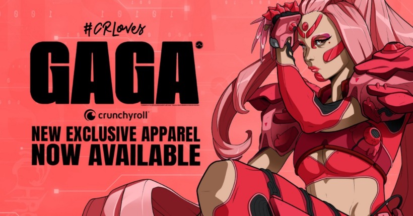 Just announced: Crunchyroll Loves x Lady Gaga streetwear collection