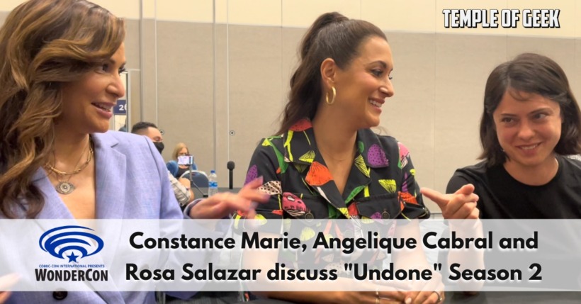 Rosa Salazar, Angelique Cabral, Constance Marie discuss “Undone” S2