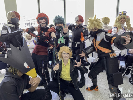 Cosplayers at Anime Expo 2022, Cosplaying from My Hero Academia