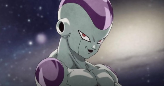 Frieza from Dragon Ball Super, voiced by Daman Mills