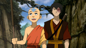 Aang and Zuko from ATLA