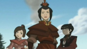 Ty Lee, Azula, and Mai from ATLA for group anime costume ideas