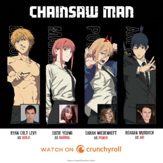 English dub voice actors paired with their anime characters