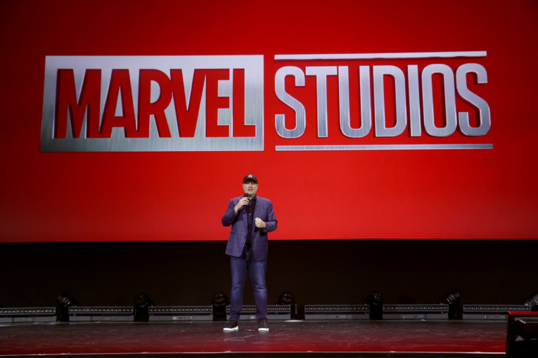 Kevin Feige, President of Marvel Studios and Chief Creative Officer of Marvel, speaks onstage during D23 Expo 2022 at Anaheim Convention Center in Anaheim, California on September 10, 2022. (Photo by Jesse Grant/Getty Images for Disney)