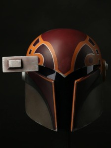 Sabine Wren's helmet from Season 2 of Star Wars Rebels