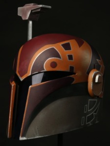 Sabine Wren's helmet from Season 2 of Star Wars Rebels