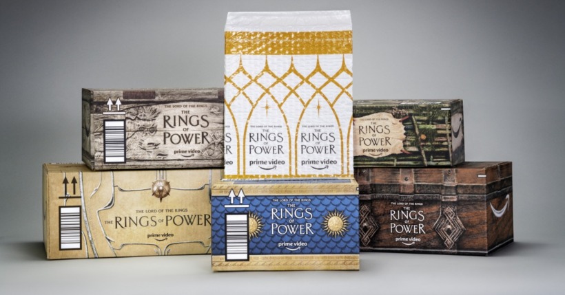 Amazon customers react to “The Rings of Power”custom-wrapped boxes