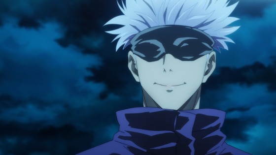 Satoru Gojo from Jujutsu Kaisen, voiced by Kaiji Tang