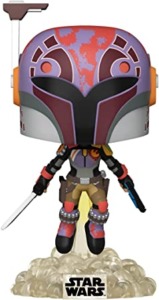 Funko Pop! Star Wars: Sabine Wren with Darksaber, Power of The Galaxy Series, Amazon Exclusive