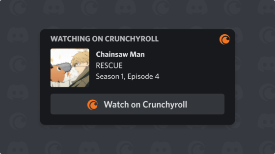 Crunchyroll Discord connection