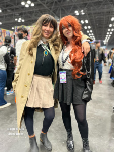 Dazai and Chuuya cosplayers from the anime Bungo Stray Dogs. AnimeNYC cosplay