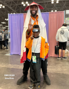 cosplayers from the anime Naruto. AnimeNYC cosplay