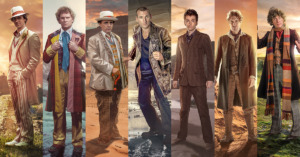 The Doctors 5, 6, 7, 9, 10, 8, and 4