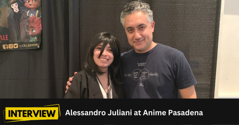 Alessandro Juliani Interview at Anime Pasadena 2022