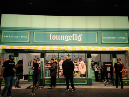 Loungefly booth at LA Comic Con 2022