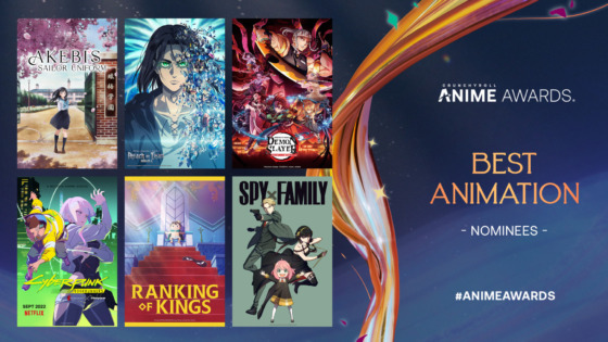 2023 anime awards nominees for best animation