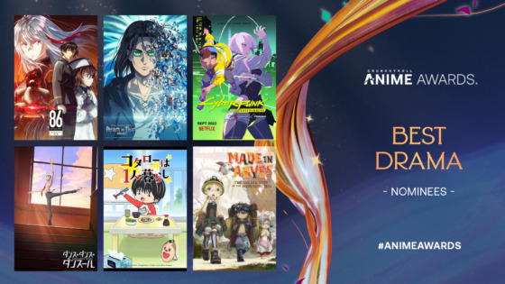 best drama nominees for the 2023 anime awards