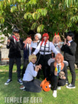 Chainsaw Man group cosplay at Anime Los Angeles