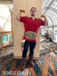 Gaston cosplayer at Anime Los Angeles