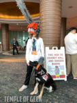 Chainsaw Man cosplayer at Anime Los Angeles