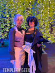 Vanitas and Noe Archiviste cosplayers at Anime Los Angeles