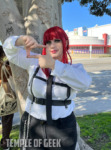 Makima cosplayer at Anime Los Angeles