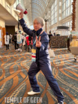 Toge Inumaki cosplayer at Anime Los Angeles