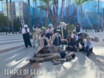 Bungo Stray Dogs group cosplay at Anime Los Angeles.