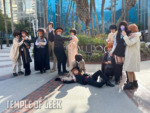 Dazai and Chuuya cosplayers at Anime Los Angeles.