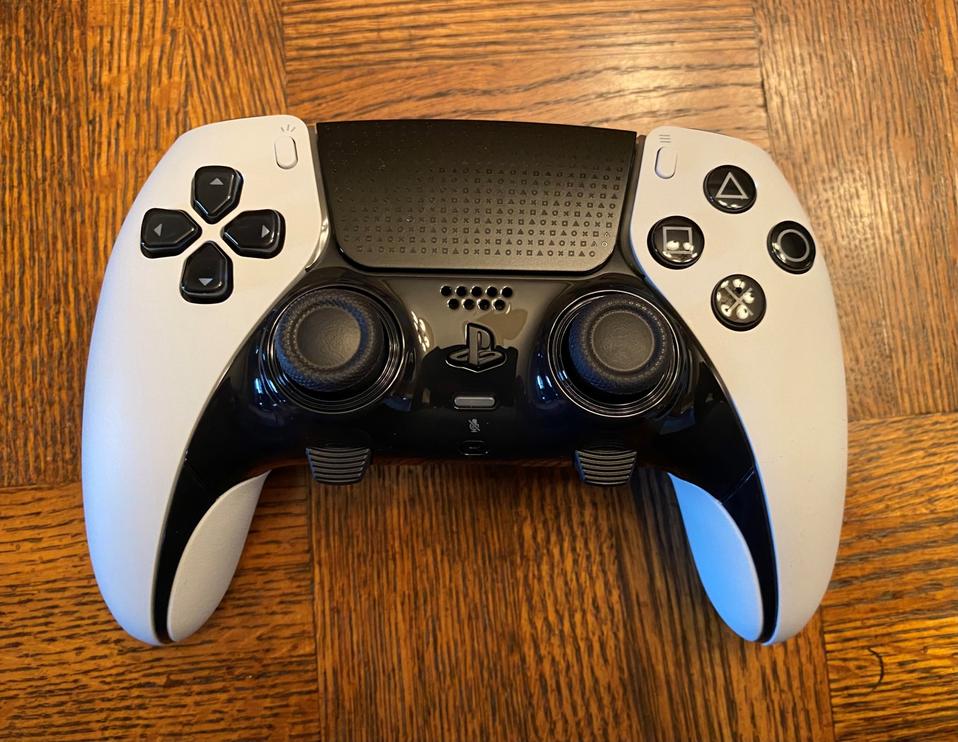 Front of controller. 