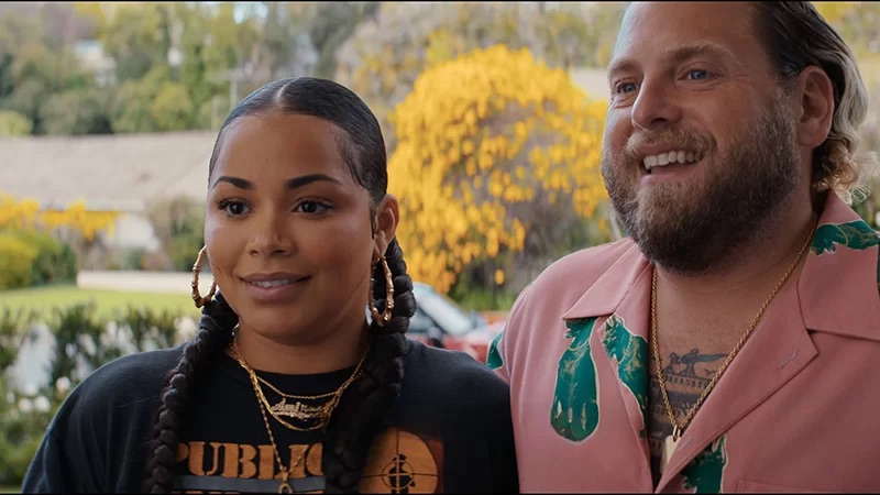 Lauren London and Jonah Hill in You People.