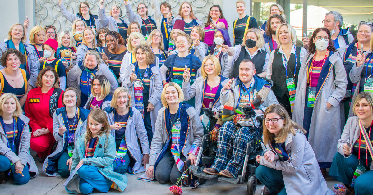 “Doctor Who” 13th Doctor Cosplay Meetup at Gallifrey One 2023