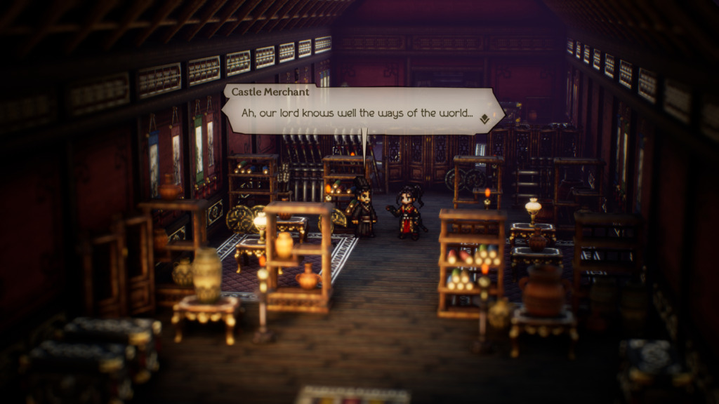 Octopath Traveler II screenshot.