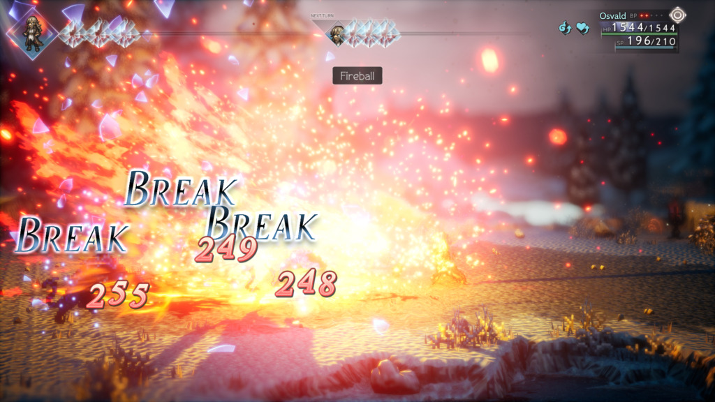 Octopath Traveler II screenshot.